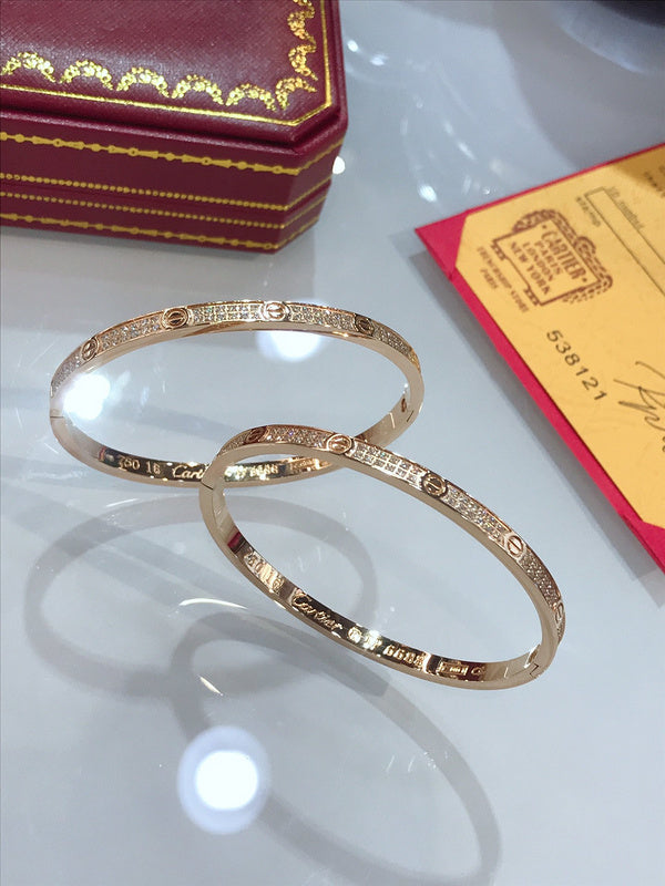 Close-up detail view of Cartier unisex jewelry piece