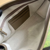 Interior view of modern structured women's handbag – women's everyday handbag