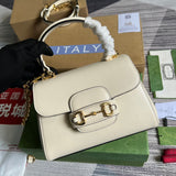 Back view of signature sleek women's handbag – women's luxury accessory
