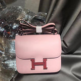 Close-up detail of timeless bag design