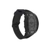 Front view of Ed Hardy men's black watch