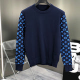 Front view of Louis Vuitton luxury clothing with tailored silhouette