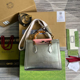 Front view of refined sleek women's handbag – women's luxury handbag