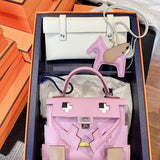 Close-up detail of timeless bag design