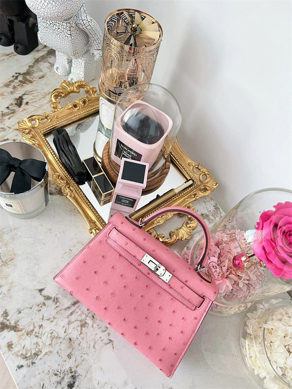  Elegant structured bag carried on shoulder