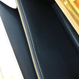 Front view of refined modern women's handbag – women's designer-style accessory