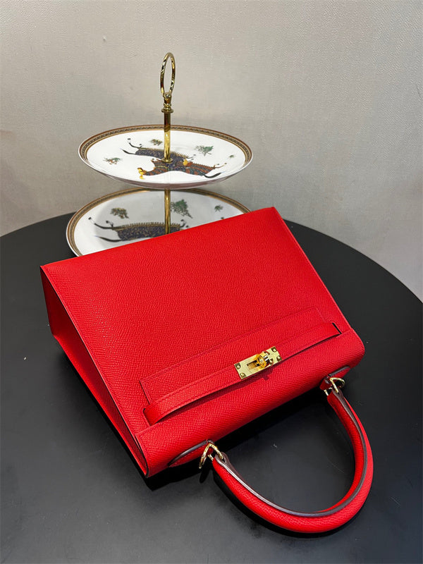 Interior view of elegant premium bag