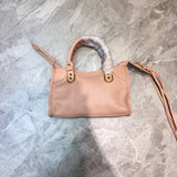 Statement Vegan Leather Handbag - Refined Silhouette | Women's Everyday Carry Handbag #700 - hardware and detail close-up (image 5) of designer-inspired handbag