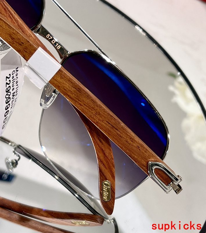 Side view of Cartier unisex sunglasses