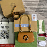 Front view of modern polished women's handbag – women's luxury handbag