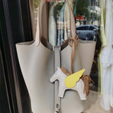 Close-up detail of elegant bag design