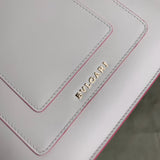 Refined Premium PU Leather Handbag - Sleek Minimalist Lines | Women's Premium Handbag #1711 - back view (image 4) of designer-inspired handbag