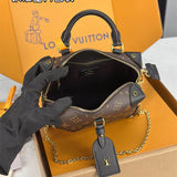  top-handle bag close-up of hardware and finish