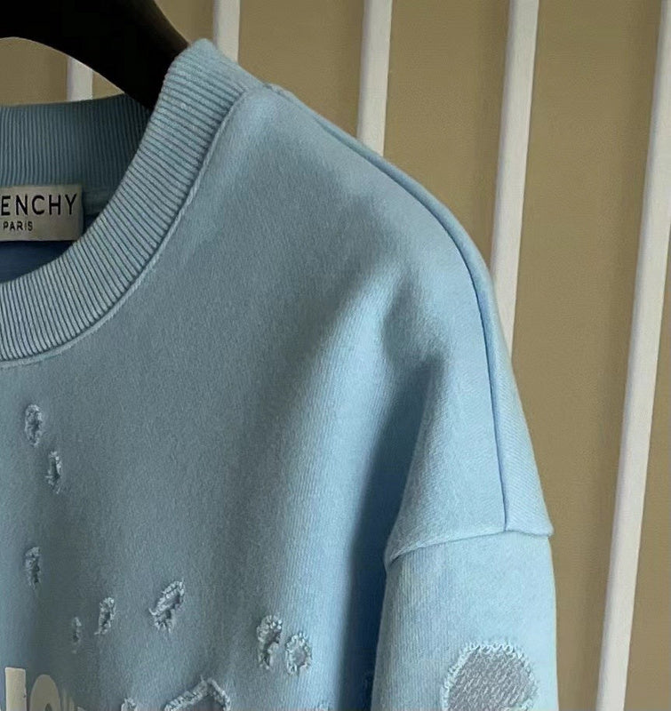 Front view of Givenchy luxury clothing with logo-detail design