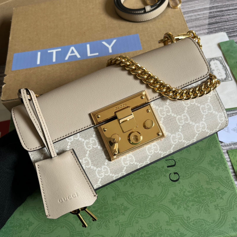 Front view of structured statement women's handbag – women's designer-style accessory