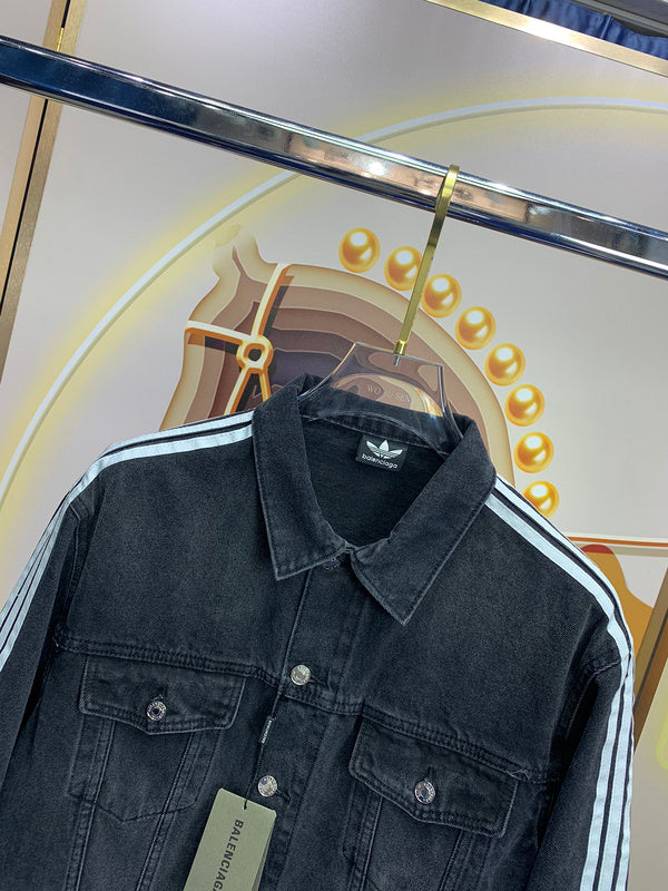 Close-up of Balenciaga designer clothing craftsmanship