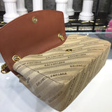 Contemporary Vegan Leather Handbag - Signature Hardware Accents | Women's Luxury Handbag #835 - styled full view (image 7) of designer-inspired handbag