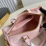 Top view of polished sleek women's handbag – women's statement bag