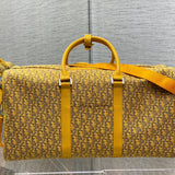 Back view of classic premium women's handbag – women's designer-style accessory