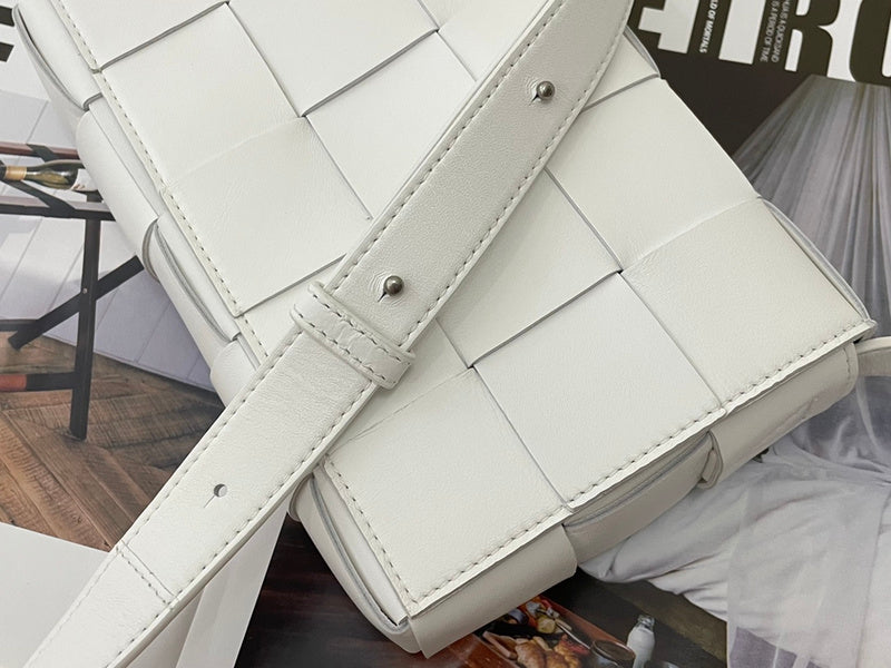 Contemporary Premium PU Leather Handbag - Sleek Minimalist Lines | Women's Luxury Handbag #1632 - back view (image 4) of designer-inspired handbag
