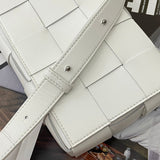 Contemporary Premium PU Leather Handbag - Sleek Minimalist Lines | Women's Luxury Handbag #1632 - back view (image 4) of designer-inspired handbag