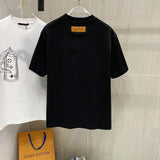 Side profile of Louis Vuitton cotton t-shirt with everyday silhouette
