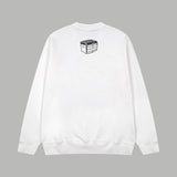Side profile of Louis Vuitton luxury clothing with signature branding