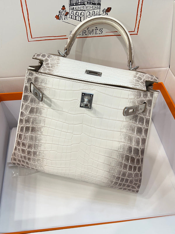Close-up detail of poised bag design