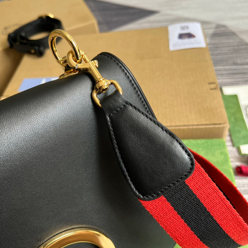 Styled lifestyle shot of sleek refined women's handbag – women's luxury accessory