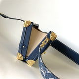  streamlined shoulder bag detail view showing craftsmanship 8
