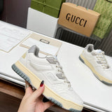 Gucci sneakers detailed view showing premium designer craftsmanship