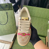 Gucci all-black luxury sneakers view 9 retro runner design