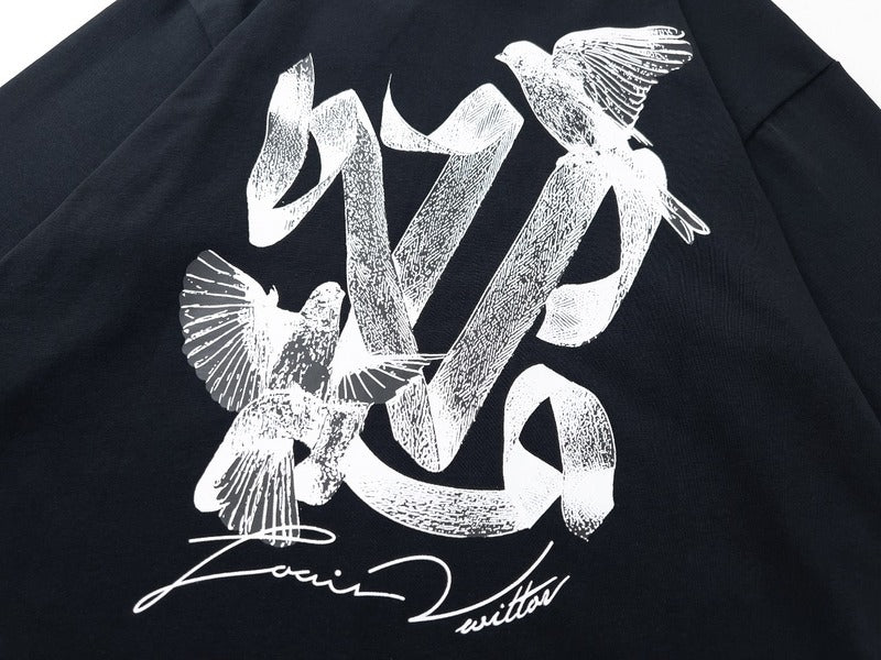 Flat lay presentation of Louis Vuitton cotton t-shirt with everyday silhouette