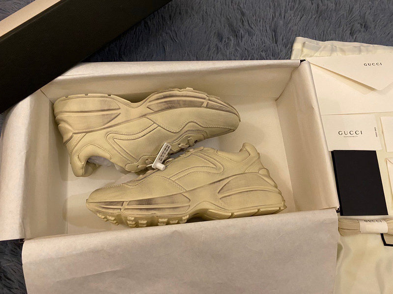Gucci crisp white luxury sneakers view 10 cushioned comfort fit