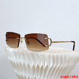 Angled view of Cartier unisex sunglasses