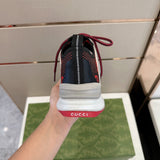 Gucci two-tone luxury sneakers view 5 minimalist modern build