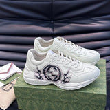 Gucci stone beige luxury sneakers view 6 premium leather build