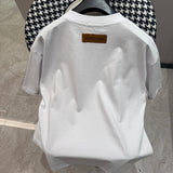 Side profile of Louis Vuitton cotton t-shirt with tailored silhouette