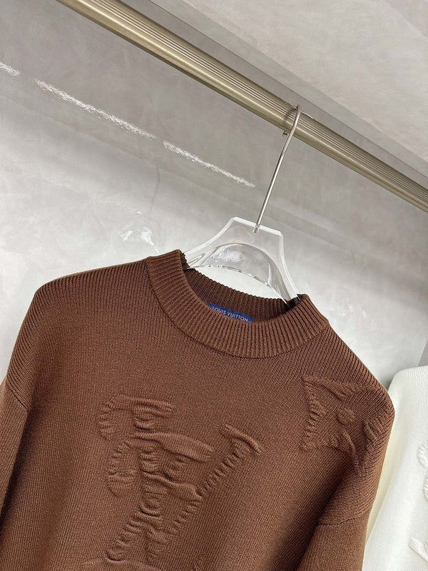 Back view of Louis Vuitton luxury clothing with tailored silhouette