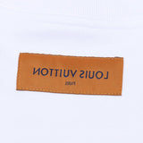 Close-up detail shot of Louis Vuitton luxury clothing with streetwear-inspired cut
