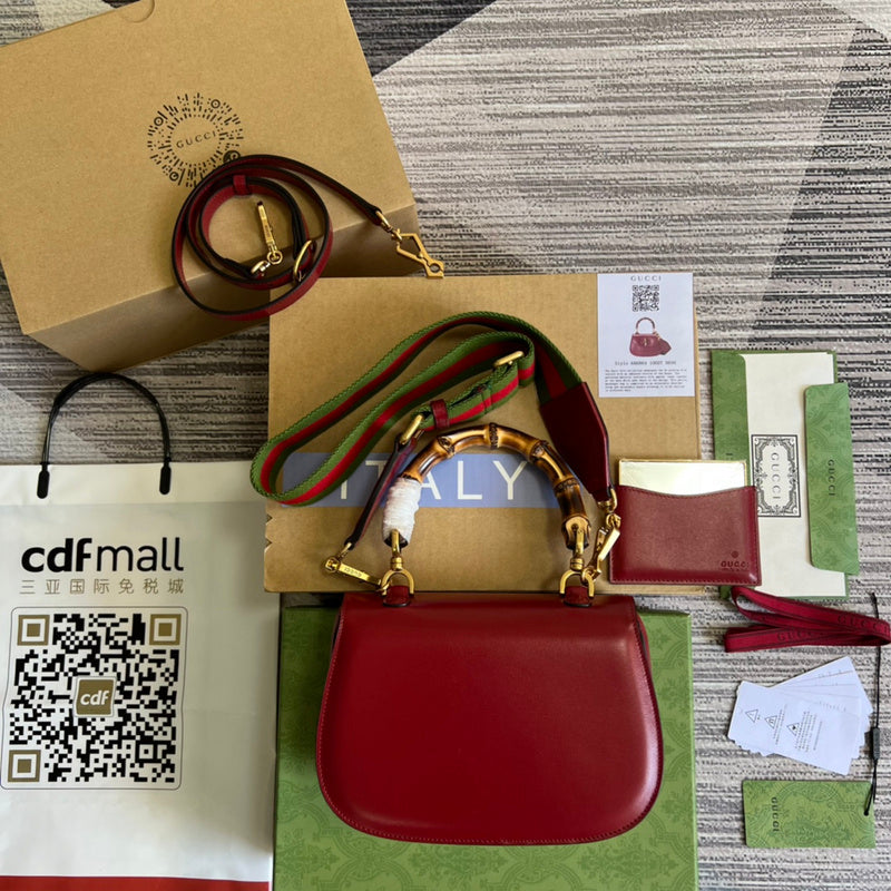 Close-up detail of curated bag design