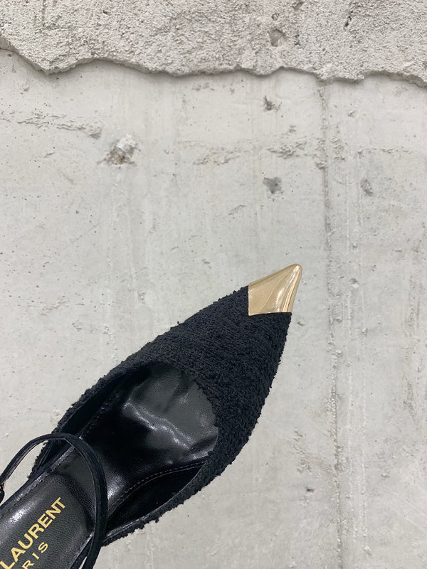 Saint Laurent luxury shoes full view — premium authentic designer style