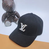 Close-up detail view of Louis Vuitton unisex cap