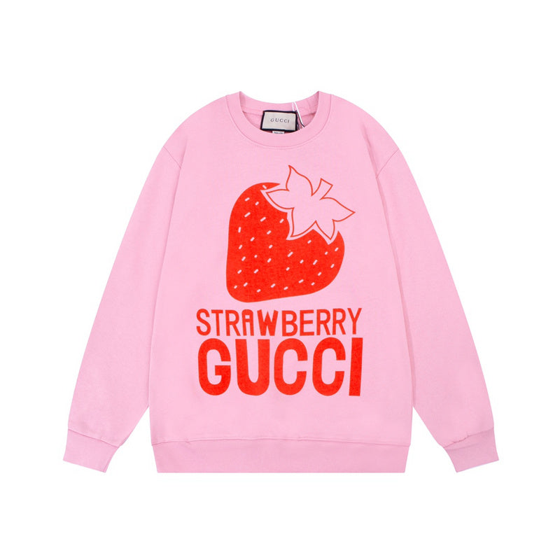 Front view of Gucci luxury clothing with streetwear-inspired cut