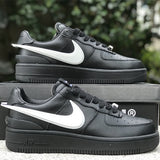 Nike fresh white-and-black luxury sneakers view 17 signature lace-up style