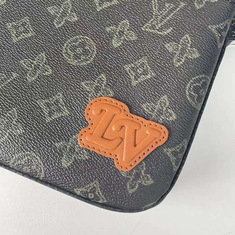 Back view of classic signature women's handbag – women's everyday handbag