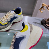 Gucci bold contrast luxury sneakers view 9 minimalist modern build