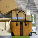 Front view of classic elevated women's handbag – women's luxury handbag