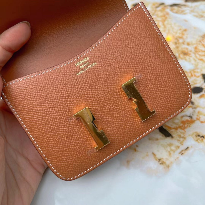 Side view of structured structured handbag