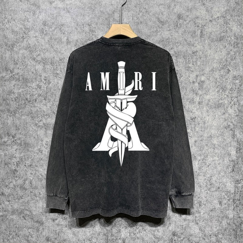 Amiri hoodie front view designer style